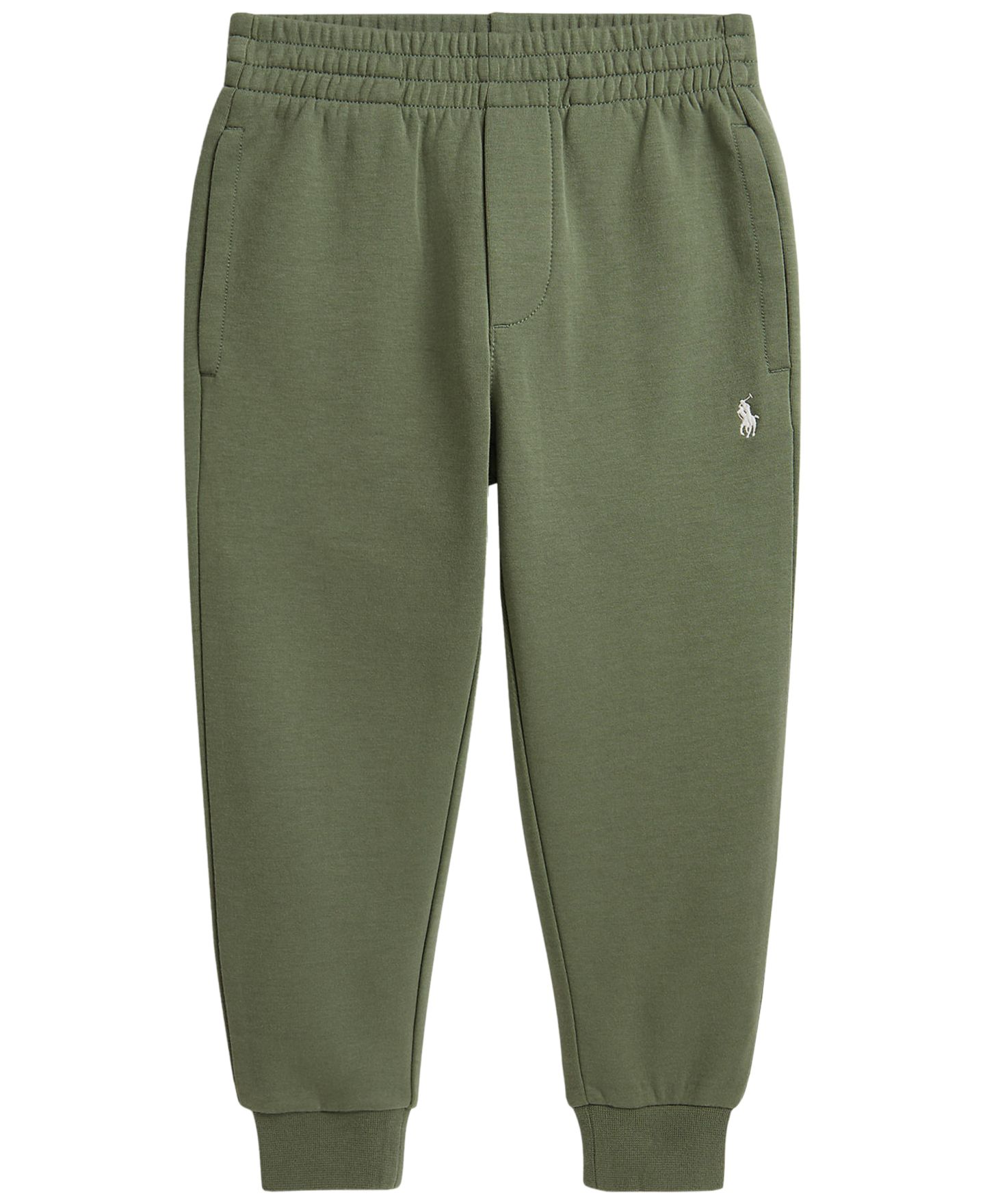 Брюки Polo Ralph Lauren Double Knit Joggers для мальчиков, цвет: Зелёный — фото 1