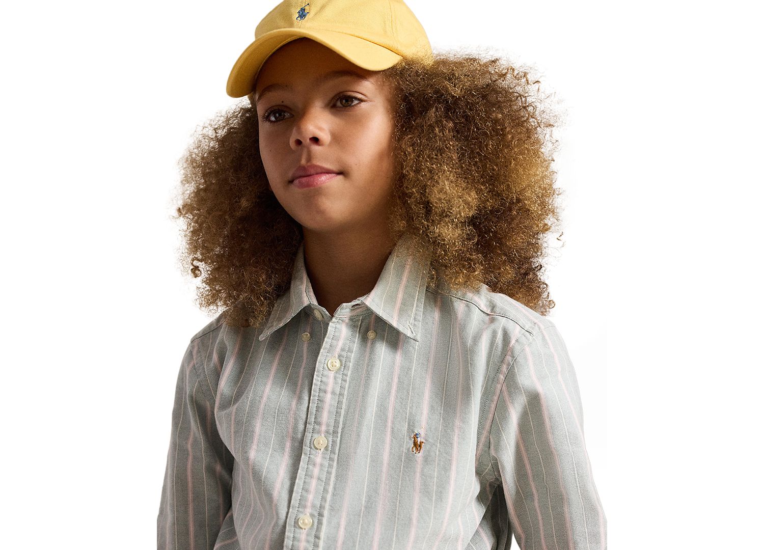 Boys' 8-20 Striped Cotton Oxford Shirt