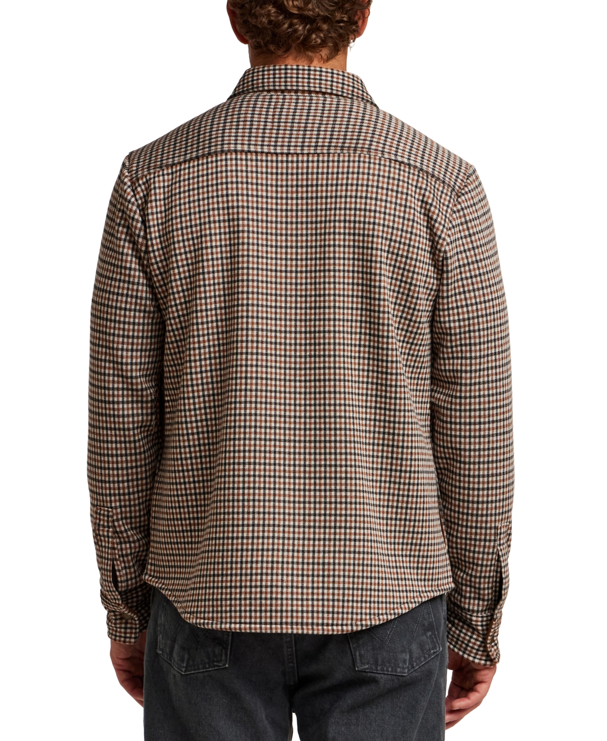 Weatherproof Vintage Men's Knit Check Shirt Jacket