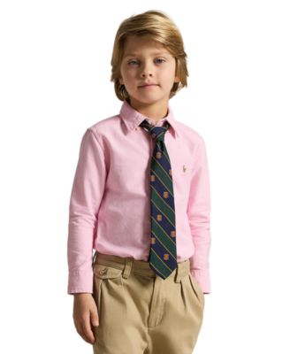 Boys' 2T-7 Cotton Oxford Shirt