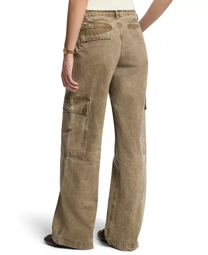 Women's High-Rise Wide-Leg Cargo Pants - thumbnail 3