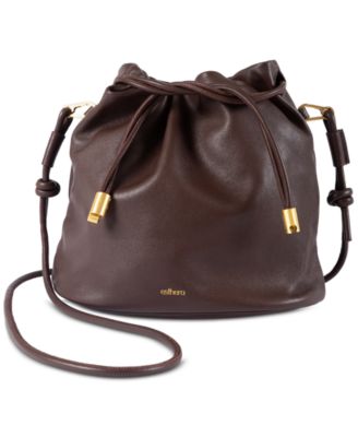 Leather Convertible Small Crossbody Handbag