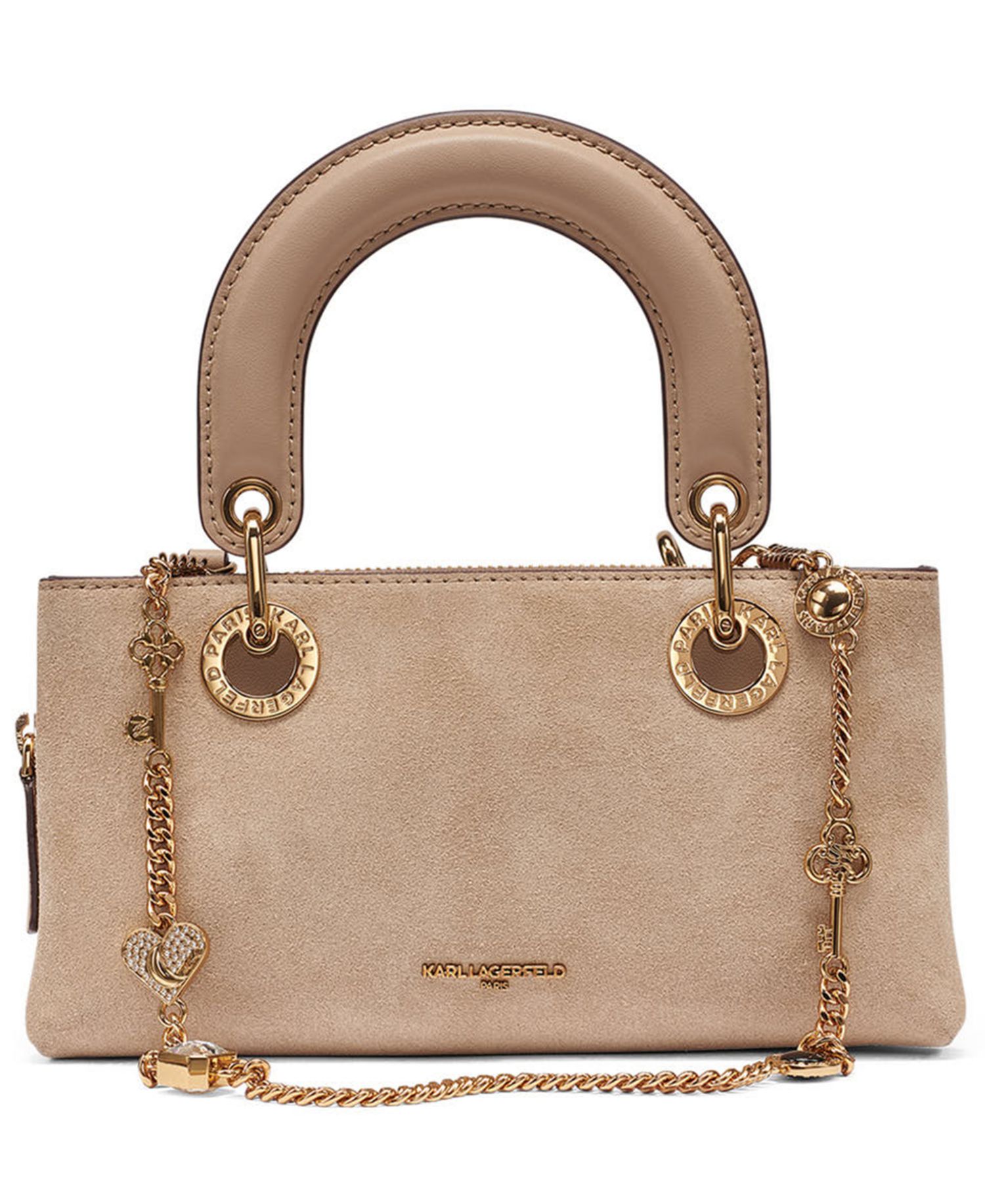 Benoite Suede Small Shoulder Handbag