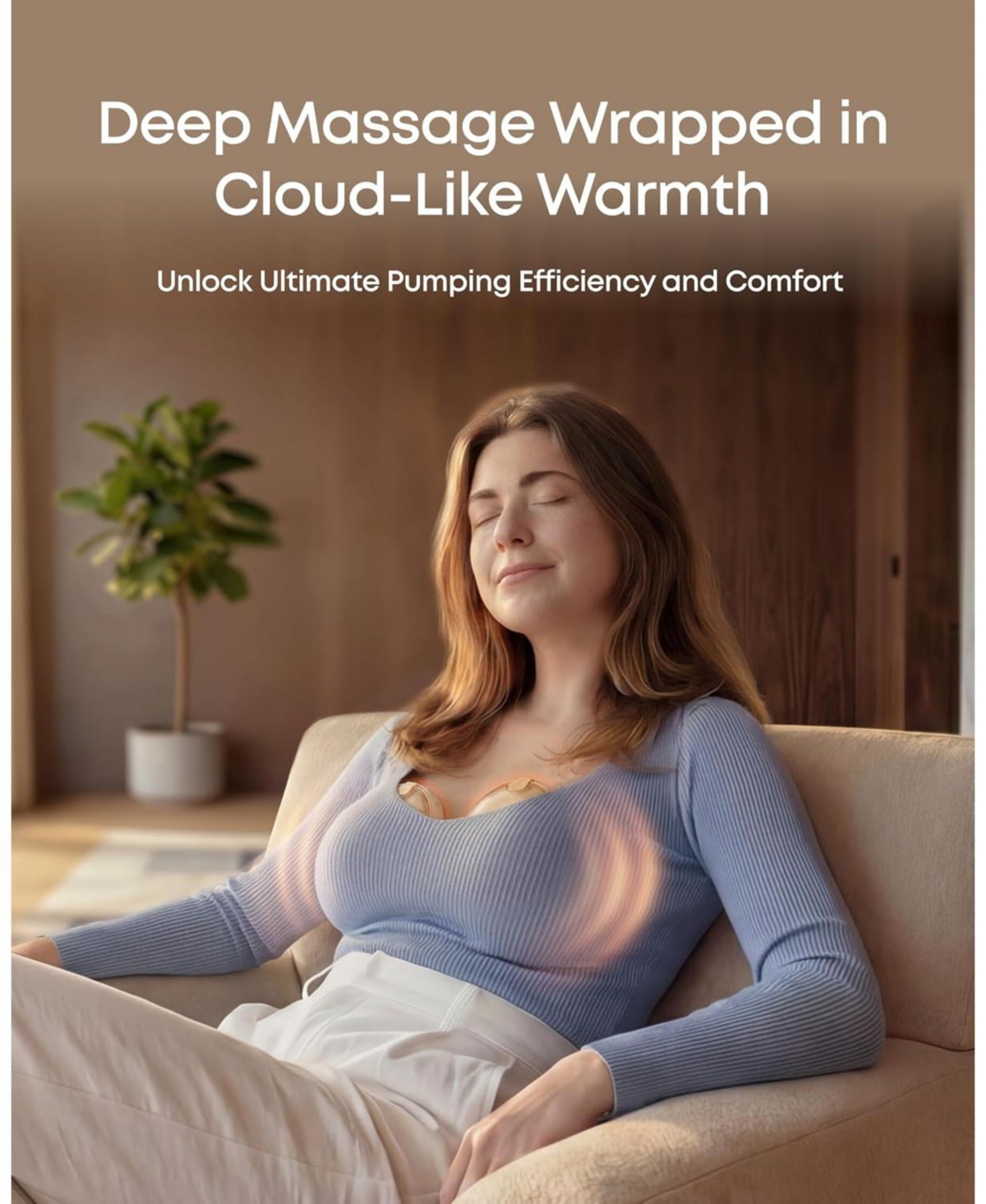 eufy Security Heated Massage Wearable Breast Pump S2 Pro