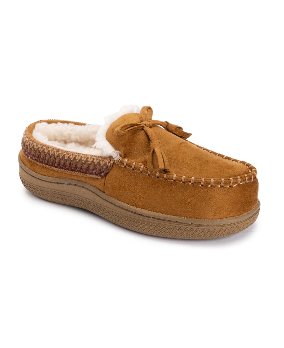 Muk Luks Women's Marjorie Moccasin Contour Slippers - Tan
