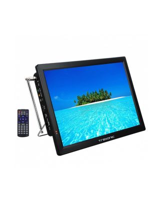 Portable Rechargeable 14 Inch LED TV with HDMI, SD/MMC, USB, VGA, AV In/Out and Built-in Digital Tuner