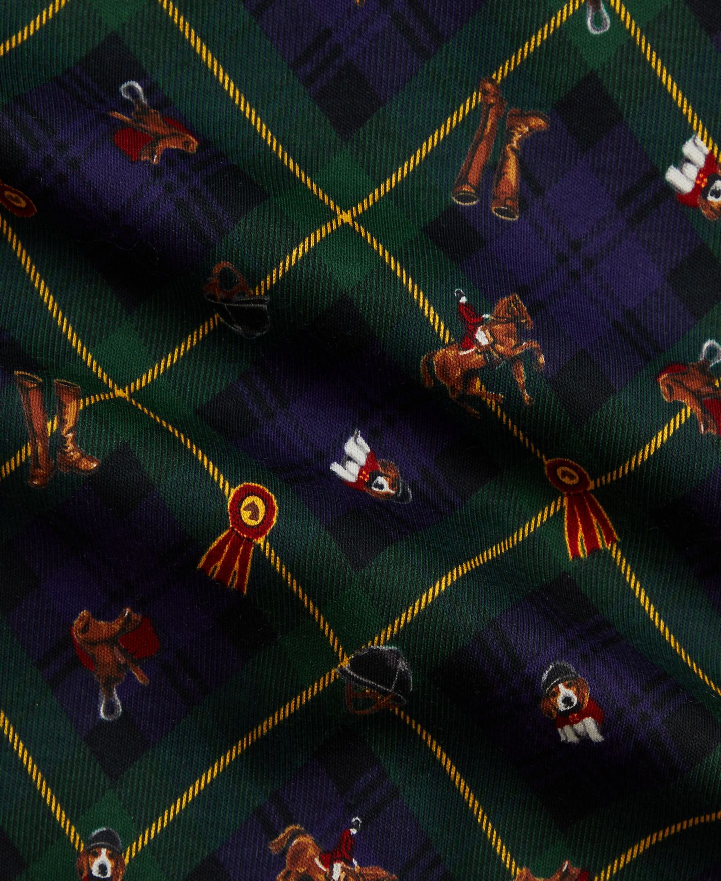 Комбинезон Polo Ralph Lauren Printed Footed Coverall для мальчиков-малышей, цвет: Braeburn Toss — фото 3