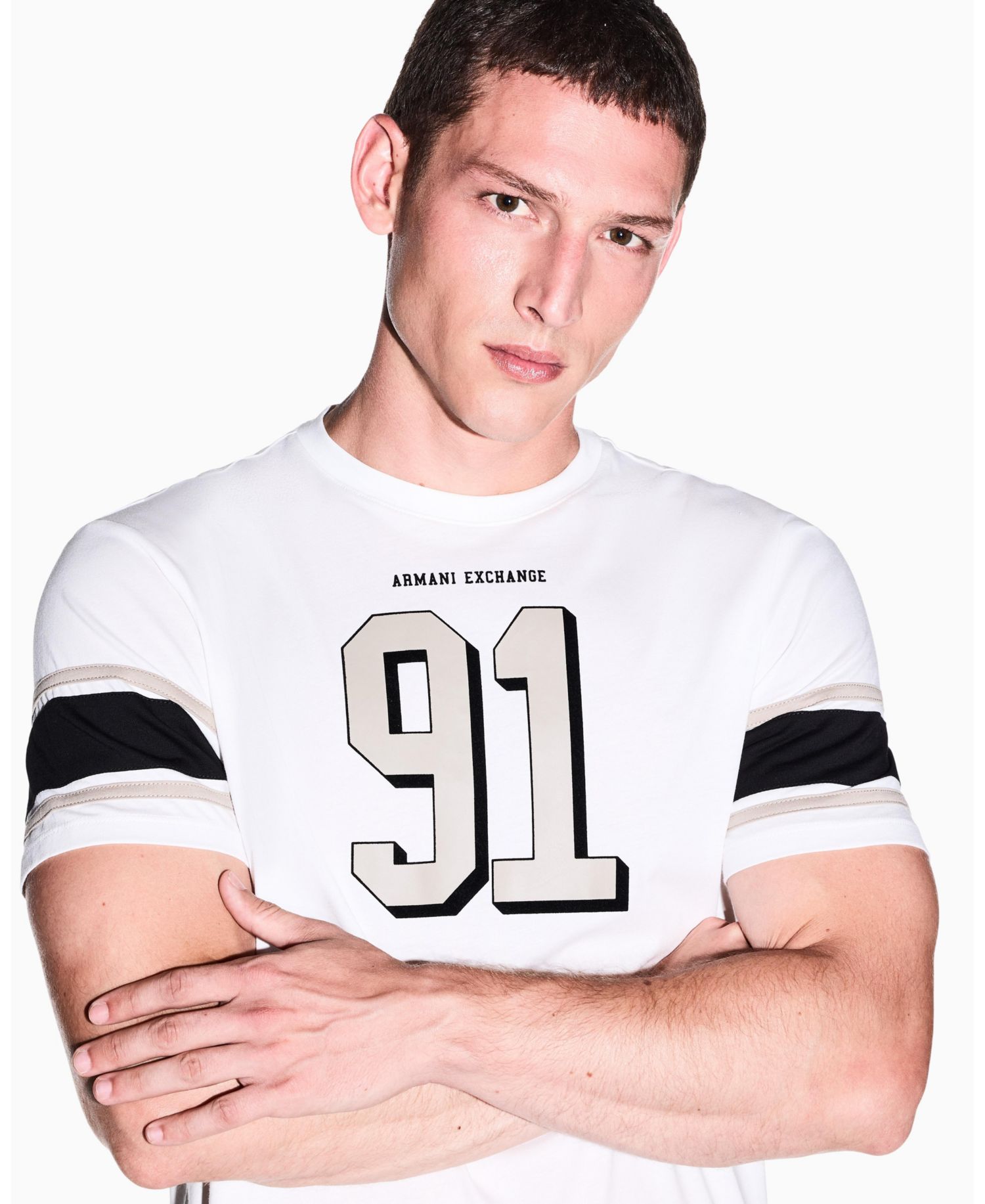 Men's Short Sleeve Arm Band 91 T-Shirt