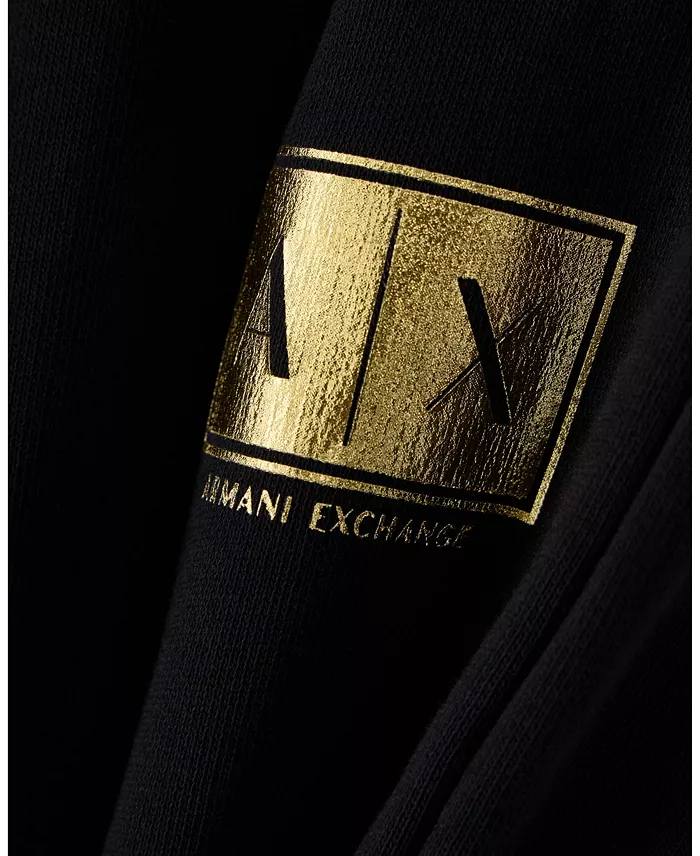 Men's Black And Gold Box Jogger - thumbnail 6