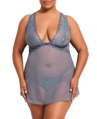 Plus Size Nedda Babydoll Lingerie