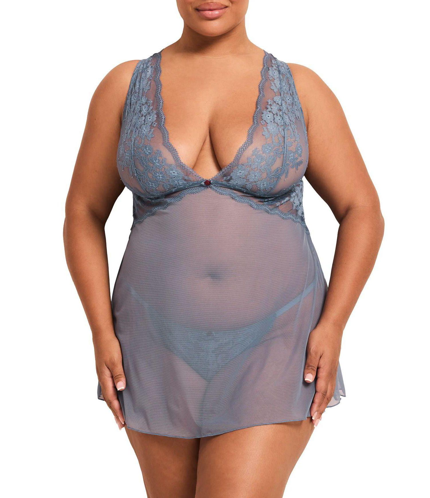 Plus Size Nedda Babydoll Lingerie