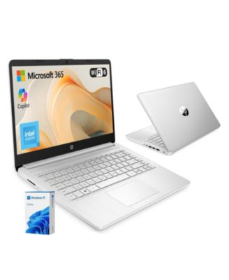 Essential 14" HD Laptop, Intel N-Series N150, Intel Graphics, 4GB RAM, 128GB eMMC, Wi-Fi 6, Windows 11 Home, Silver