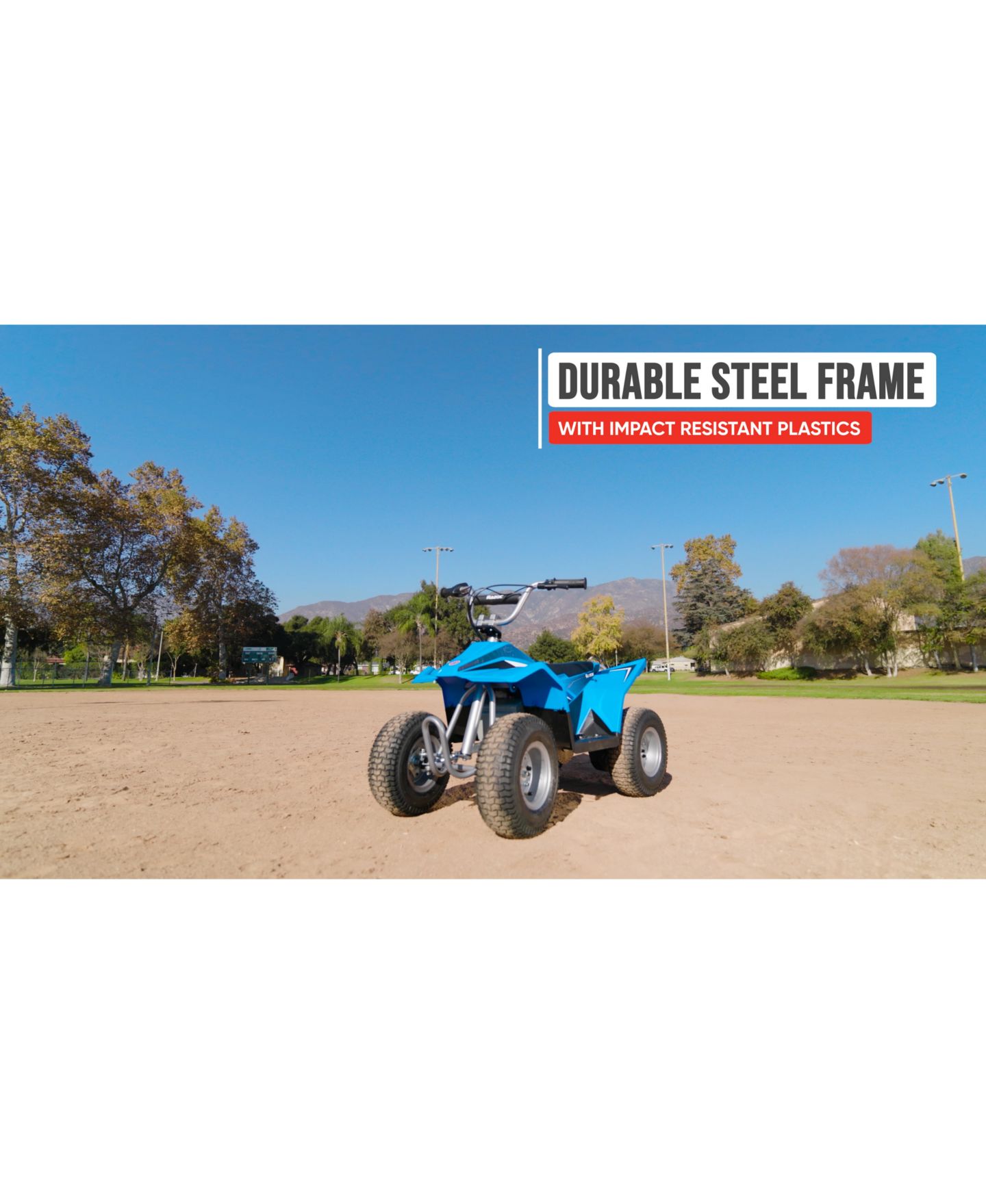 Детская игрушка Razor Mini Dirt Quad Electric Off-Road 4-Wheeler, 24V System, Ages 8+ — фото 9