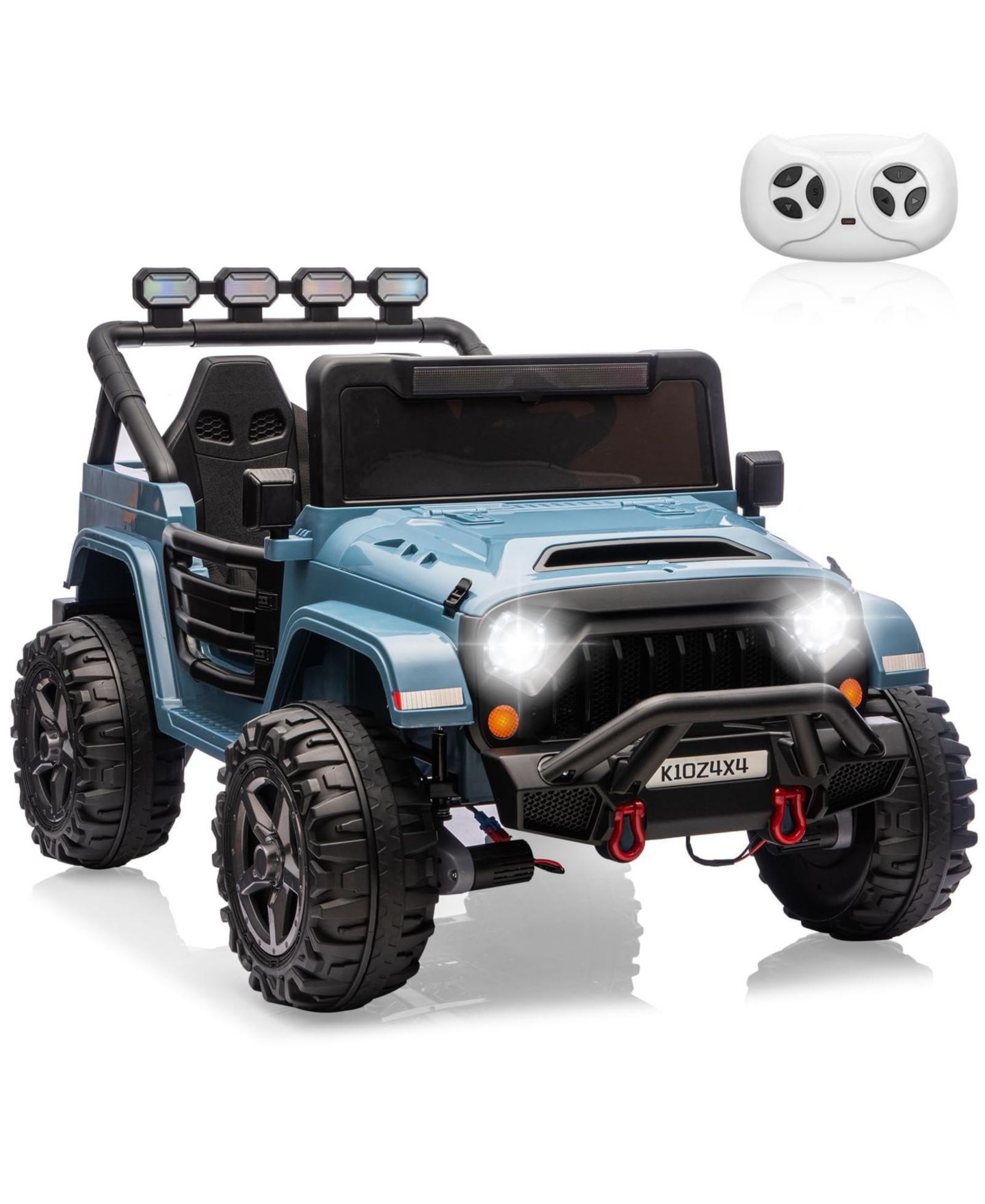 Детская игрушка homfan Double Seat 24V Ride-On SUV Remote Control Battery Powered 4WD, 3–8 лет — фото 10