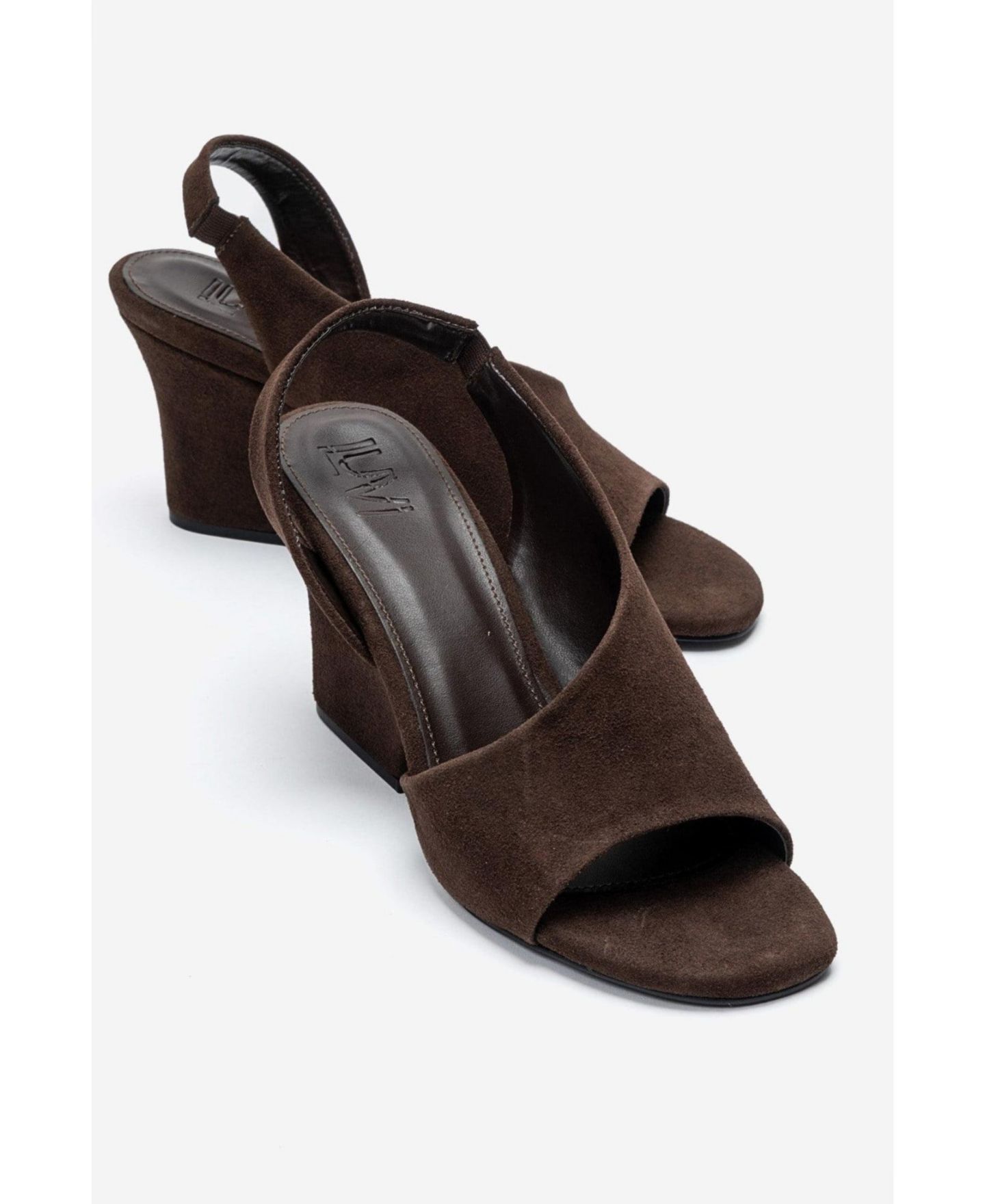 Женские сандалии Prologue Shoes Zyra Wedge Sandal, цвет: Коричневый замшевый — фото 3