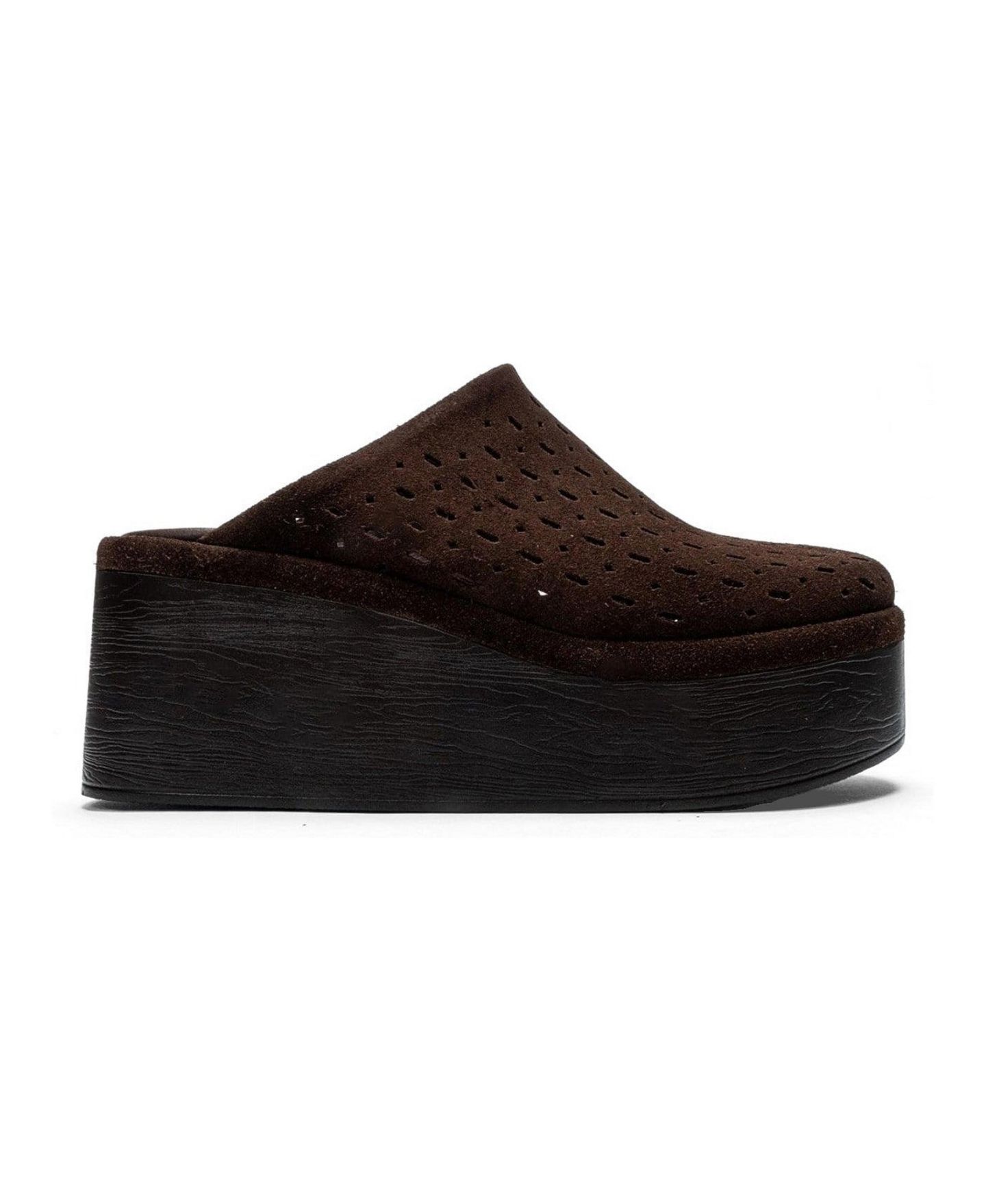 Женские сандалии Forever & Always Shoes Lune Leather Platform Sandal, цвет: Коричневый замшевый — фото 2