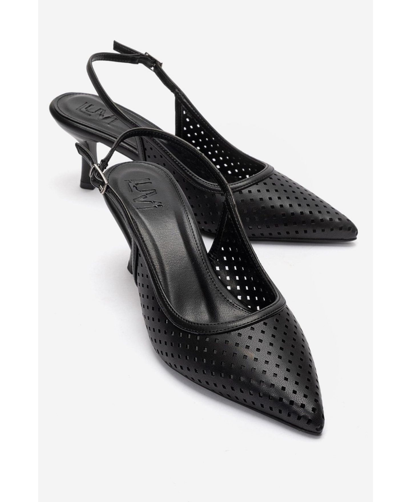 Женские туфли Prologue Shoes Uvien Stiletto Slingback, цвет: Чёрный — фото 3