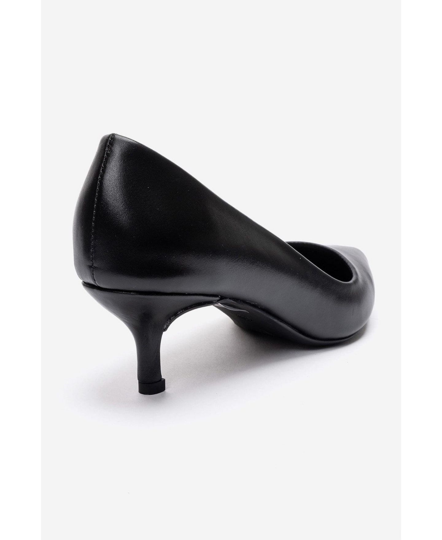 Женские туфли Forever & Always Shoes Jalen Leather Stiletto, цвет: Чёрный — фото 6