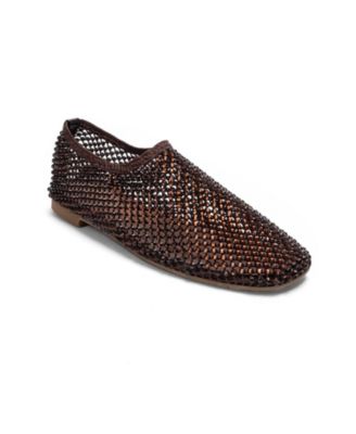 Forever and Always Shoes Women's Urela Leather Ballet Flat