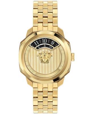 Women's Dylos IP Gunmetal Stainless Steel Bracelet Watch 39mm
