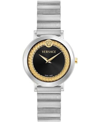 Women's V-Libra Silver Stainless Steel Bracelet Watch 35mm