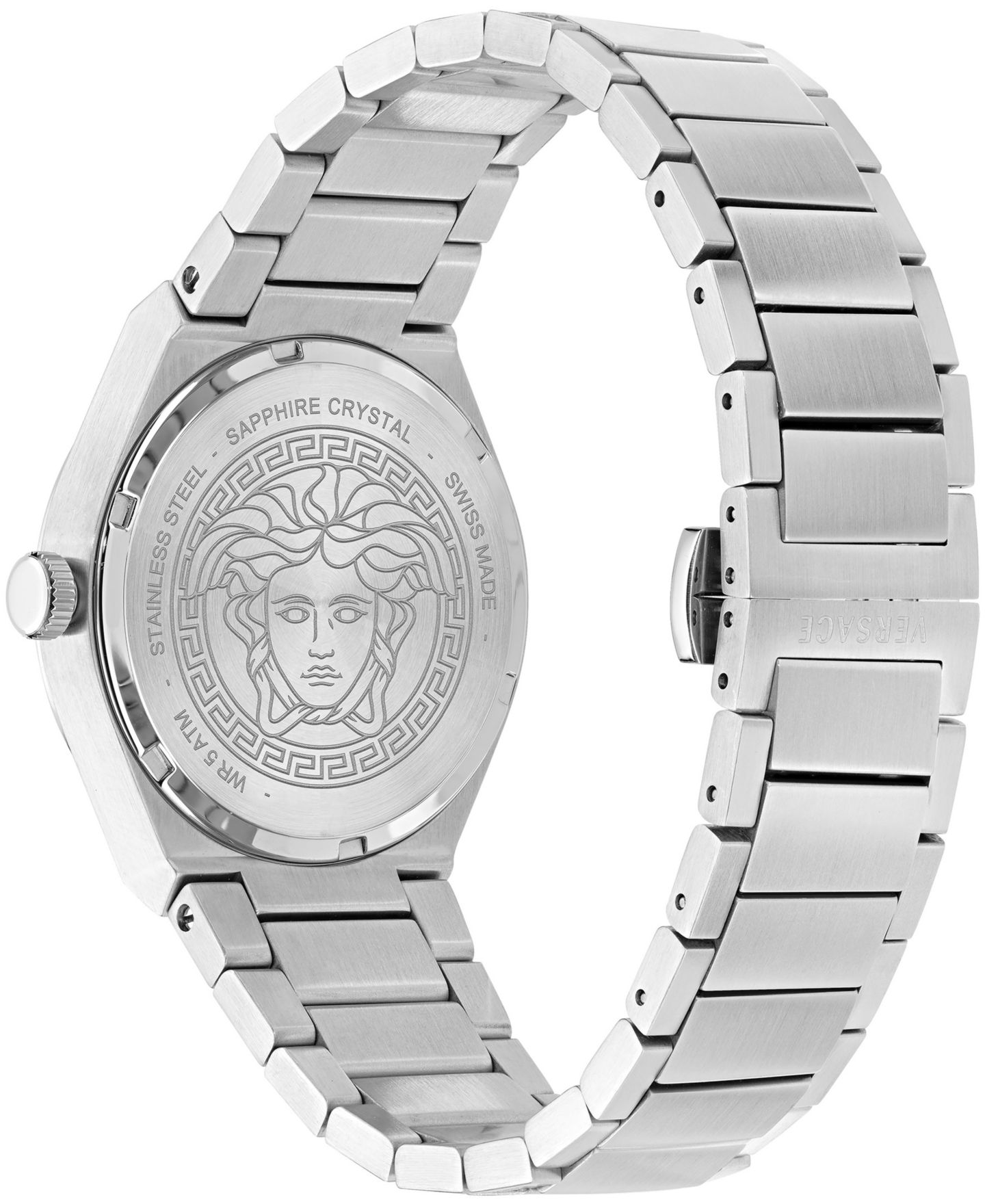 Мужские часы Versace V-Leo IP Yellow Gold Stainless Steel Bracelet Watch 39mm — фото 3