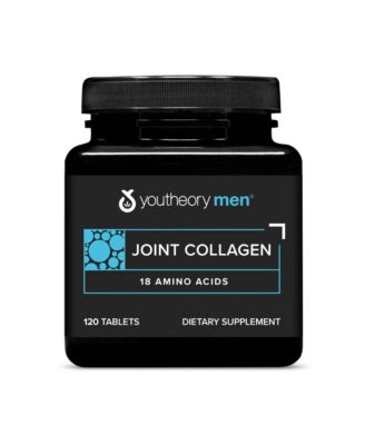 Men's Joint Collagen with 18 Amino Acids - Premium Collagen for Men - Dairy, Soy and Gluten Free - 120 Tablets