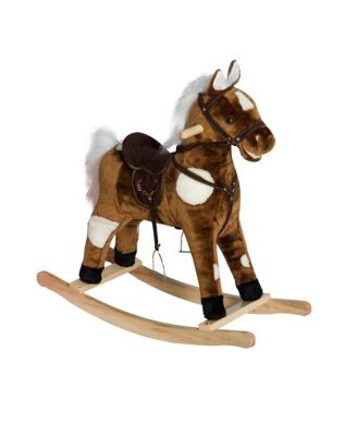 Metal Plush Interactive Rocking Horse, 110 lb. Capacity, Ages 3+