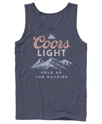Men's Coors Light Cold as the Rockies Mountain Logo Graphic Tank Top