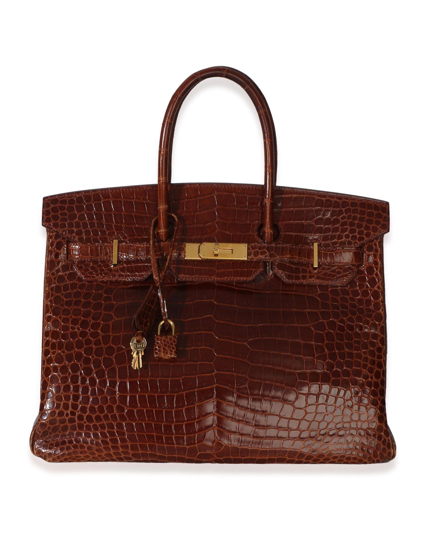 Miel Porosus Crocodile Birkin 35 GHW