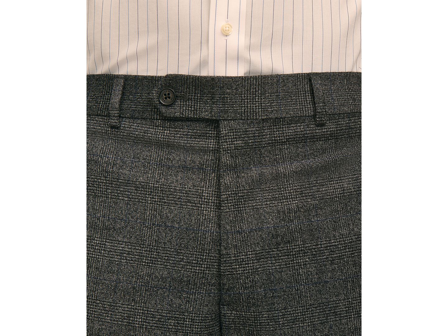 Мужские брюки Brooks Brothers Classic-Fit Wool Blend Suit Separates, цвет: Серый — фото 2