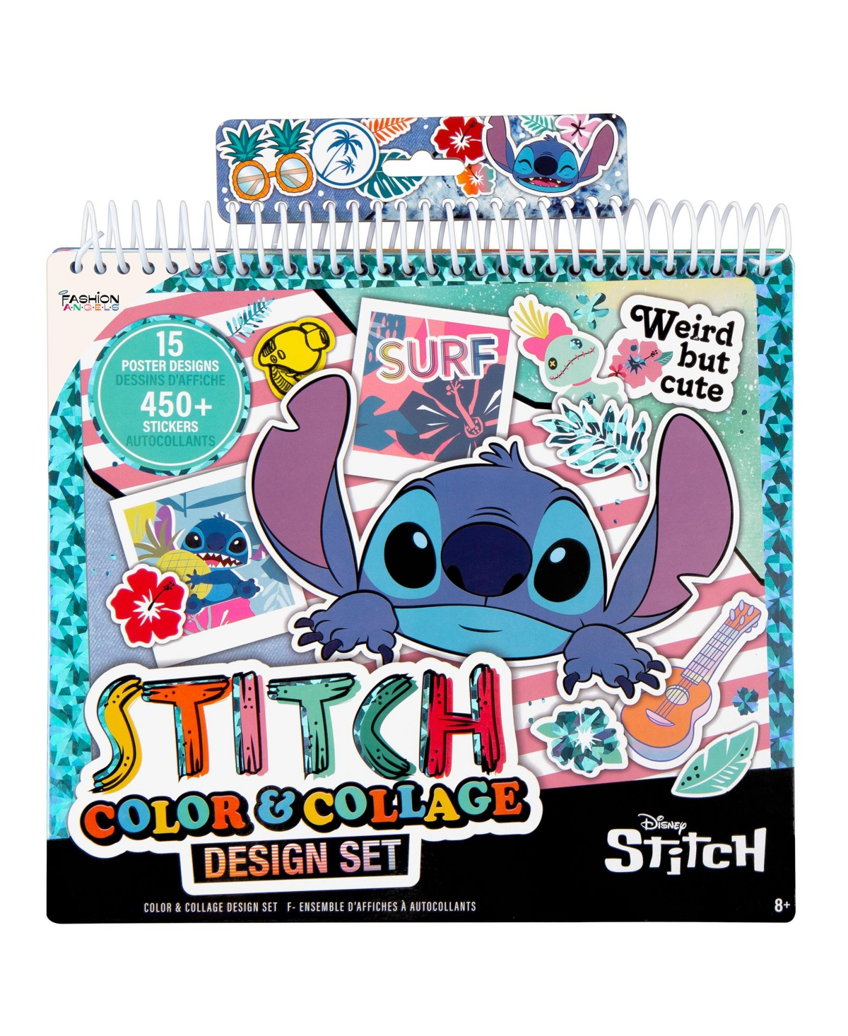 Fashion Angels Disney Stitch: Color and Collage Design Set