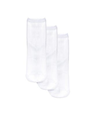 Women's Ribbed Ankle Socks, 3-Pack