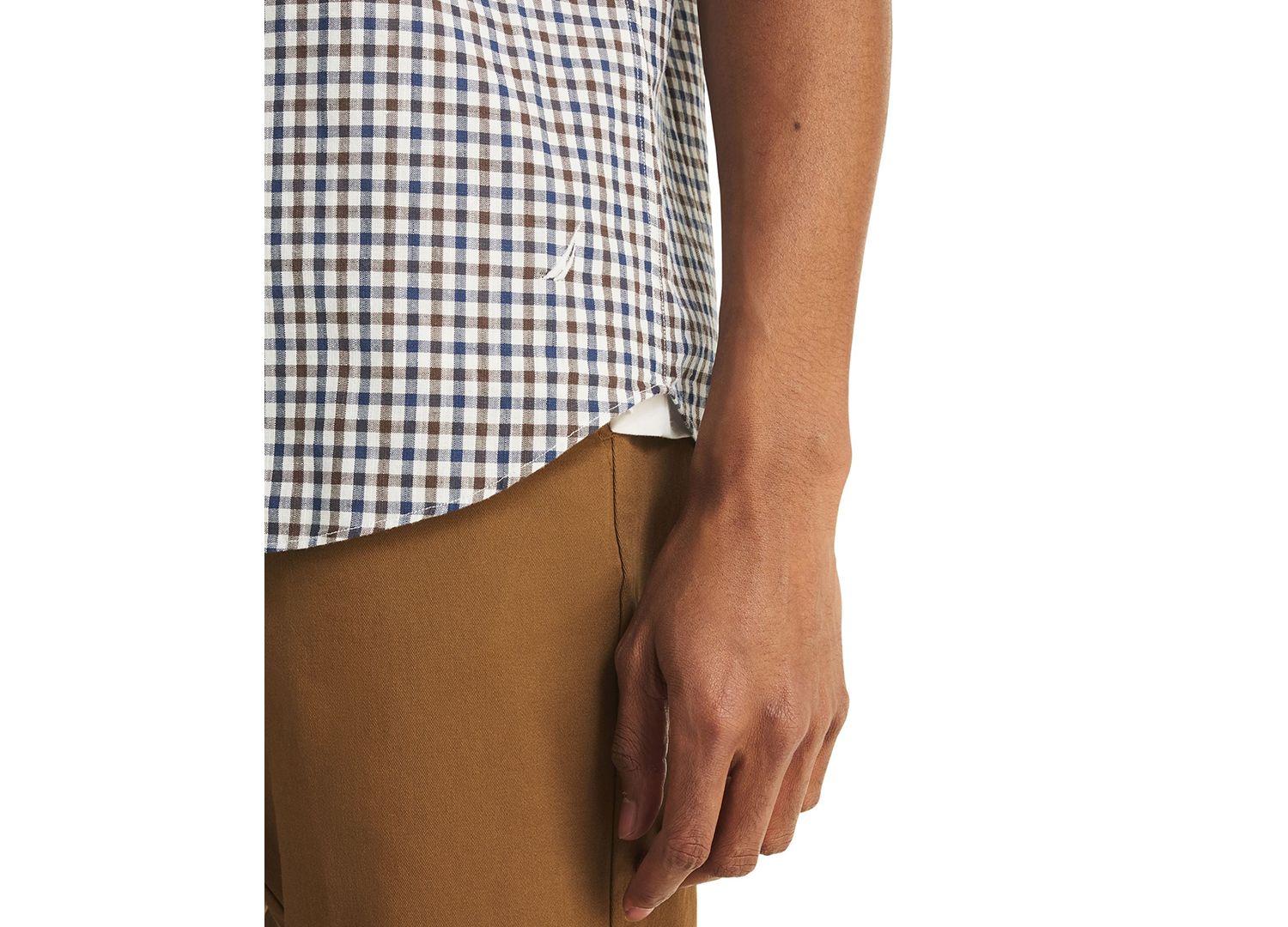 Men's Slub Short-Sleeve Shirt