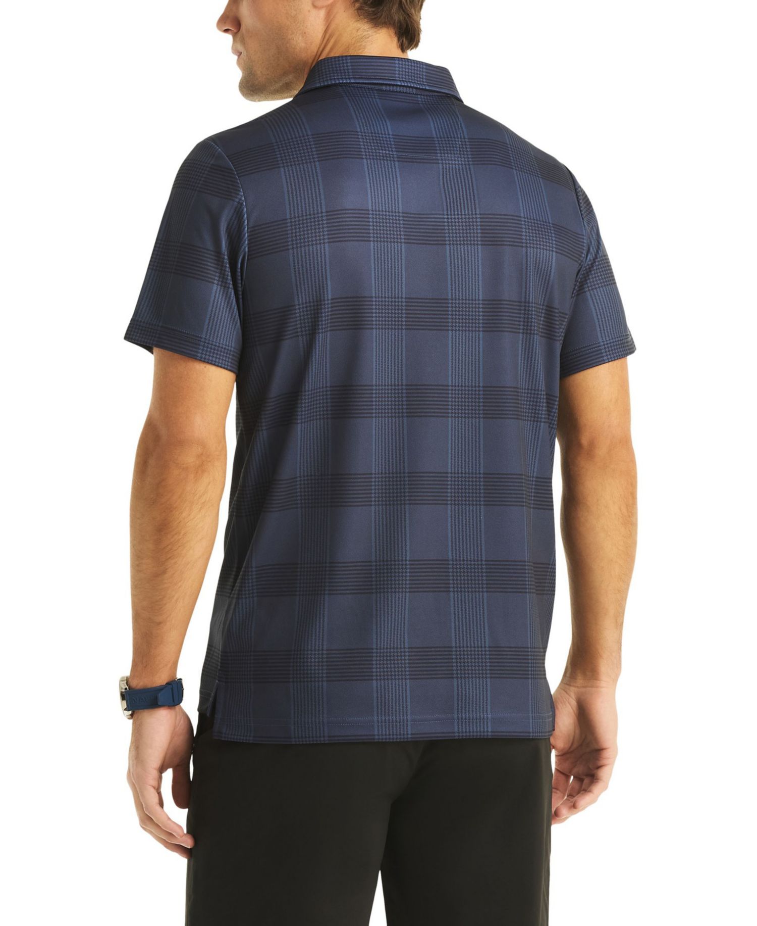 Men's Plaid Golf Classic-Fit Polo Shirt