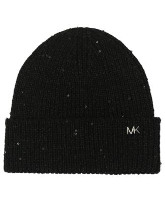 Metallic Sequin Cuff Hat