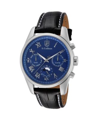 S.Coifman Men's Heritage Chronograph Dial Stainless Steel Bracelet Watch