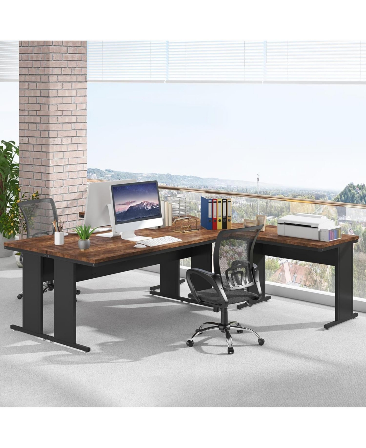 Tribesigns 83" L-Shaped Executive