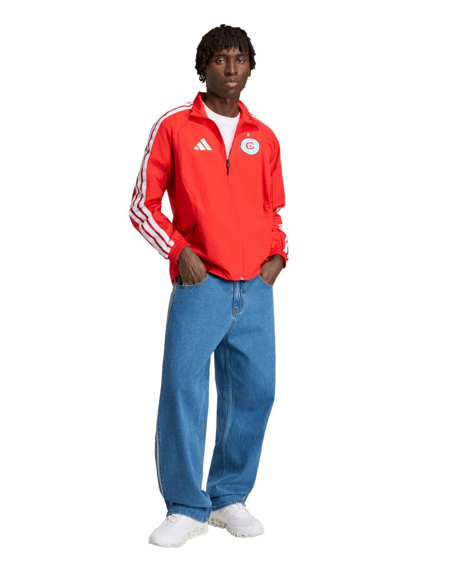 Men's Red Chicago Fire 2026 Anthem Raglan Full-zip Jacket