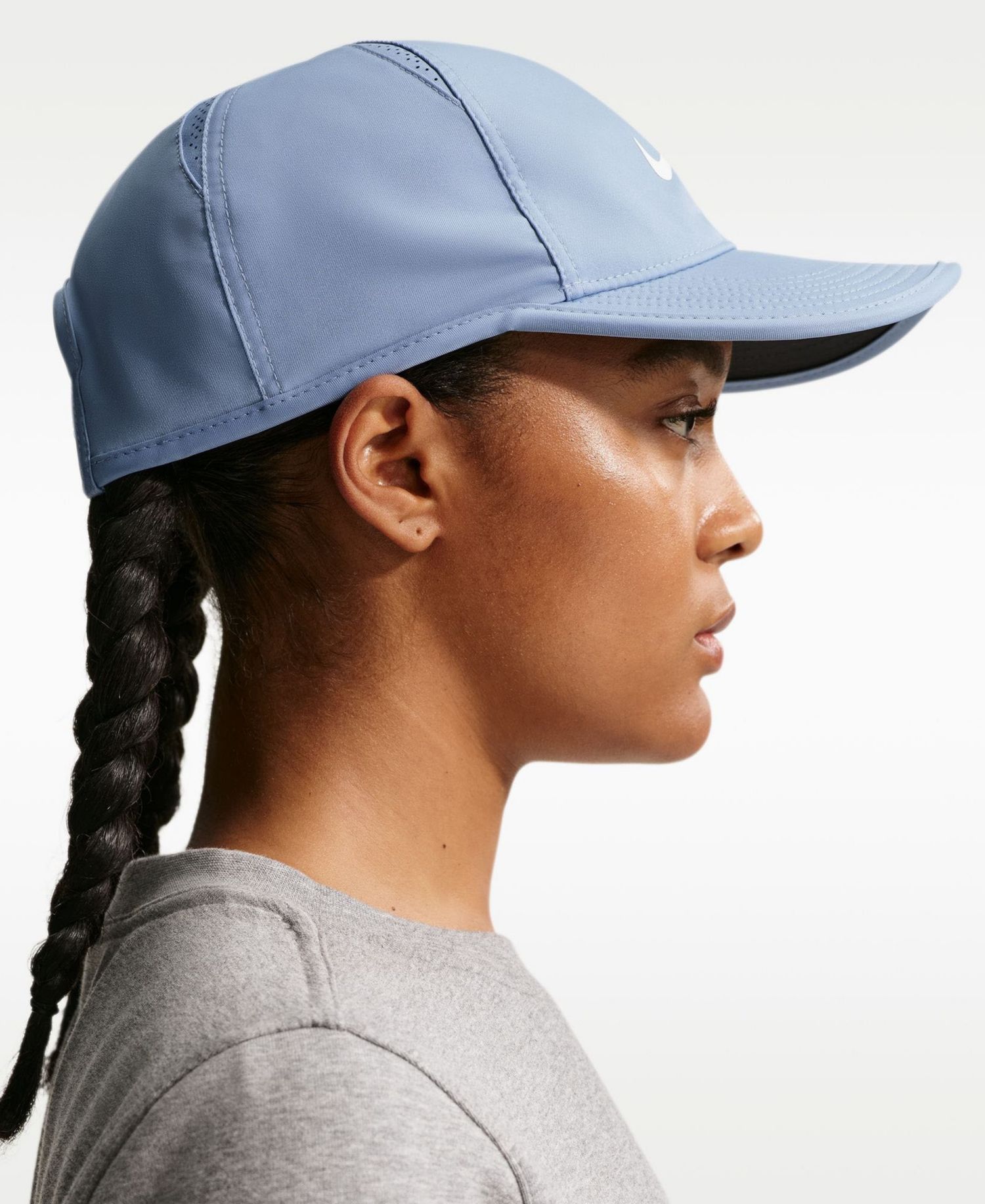 Men's and Women's Blue Featherlight Dri-FIT Club Adjustable Hat