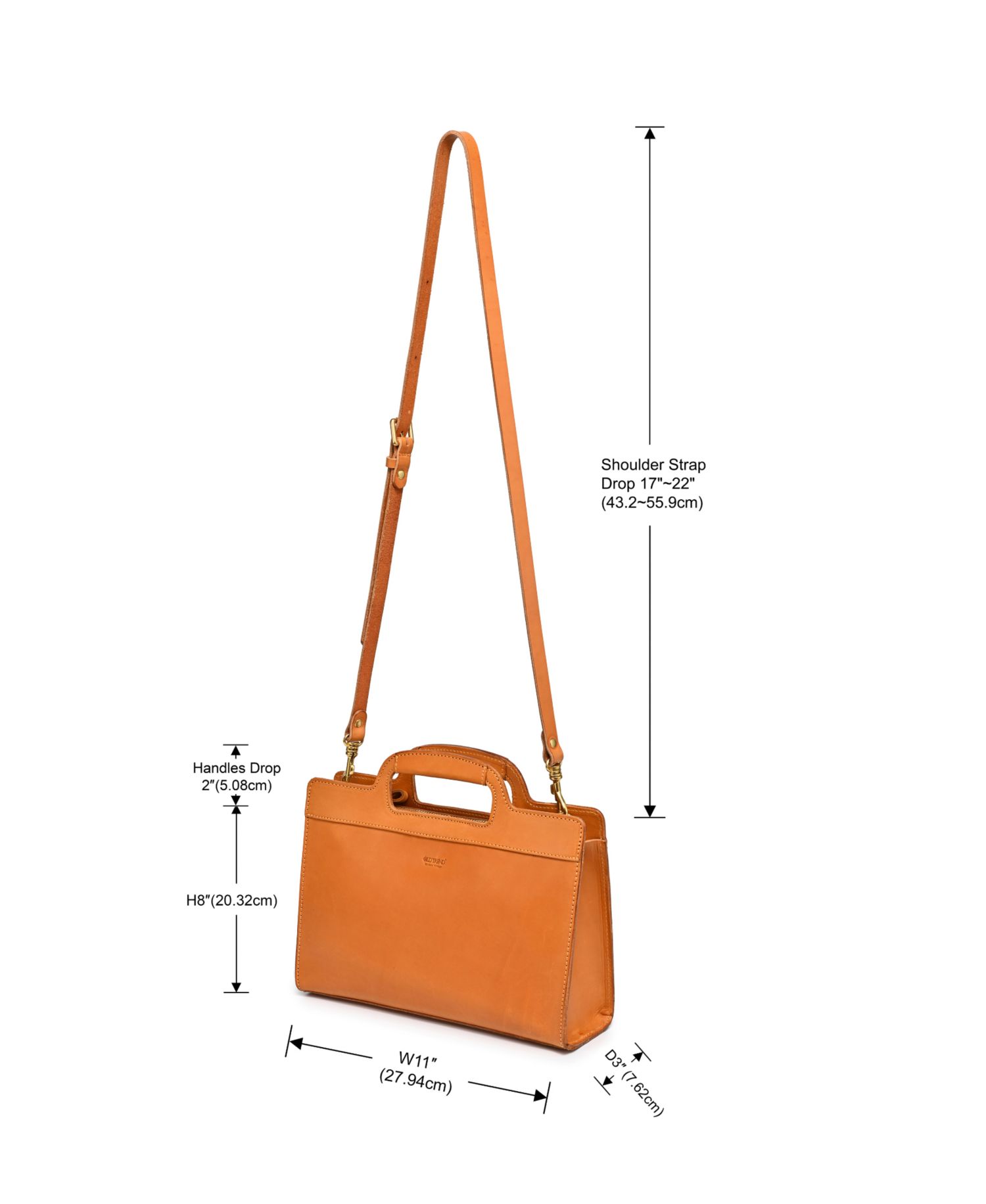Women's Genuine Leather Sleek Creek Crossbody Bag
