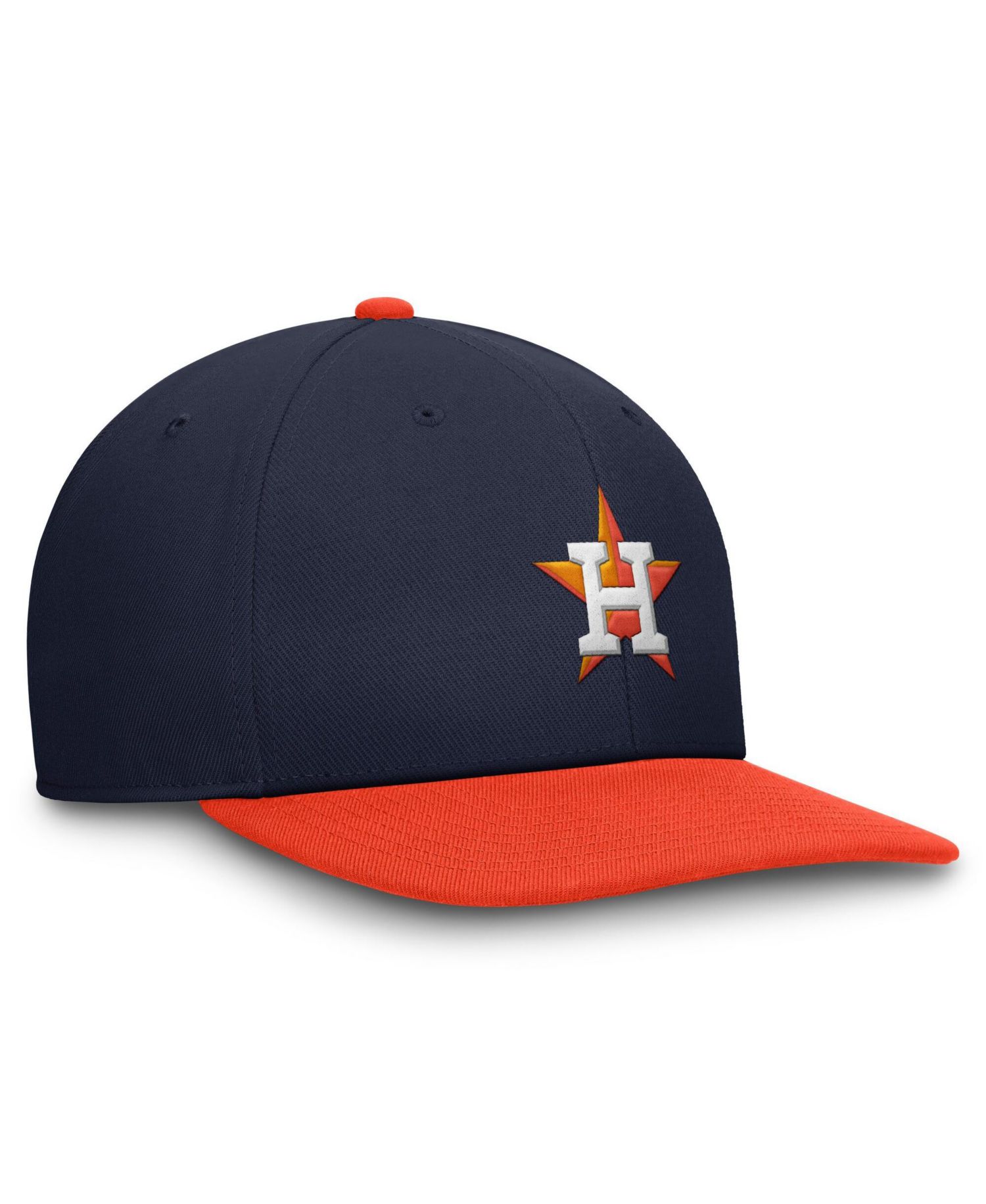 Men's Navy/Orange Houston Astros Pro Dri-FIT snapback Hat