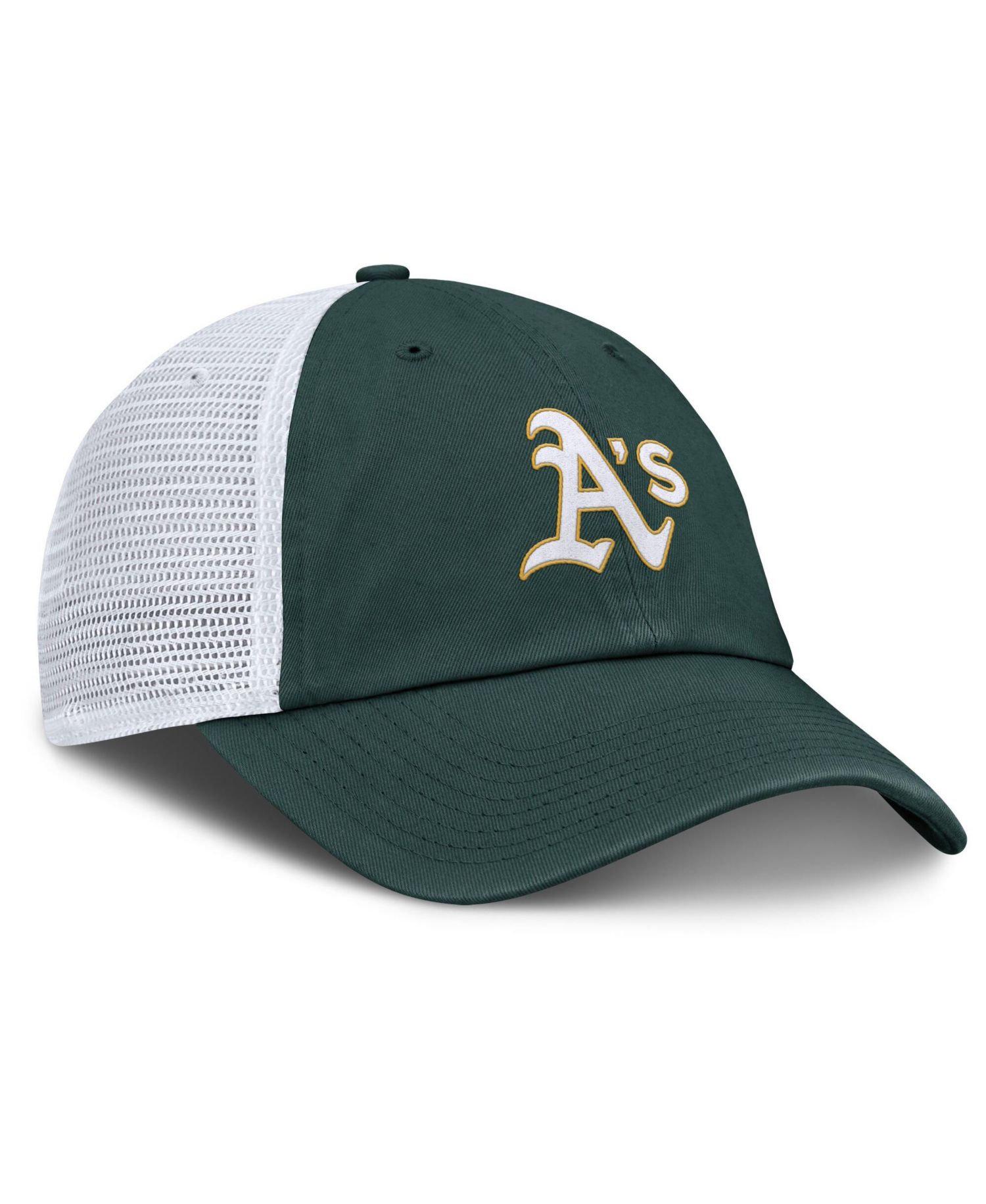Men's Green/White Athletics Club Trucker Adjustable Hat