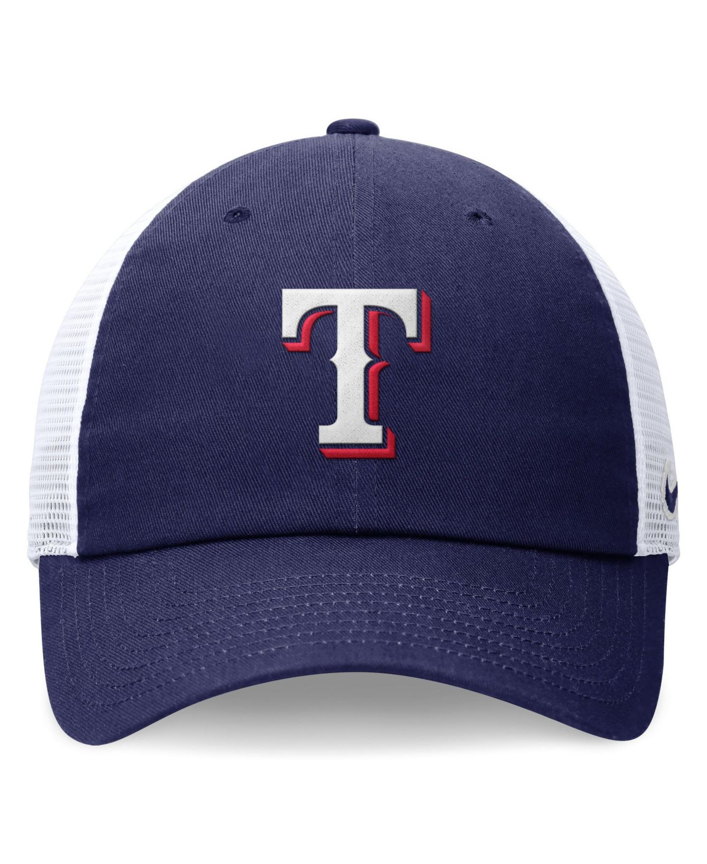 Мужская кепка Nike Royal Texas Rangers Club Trucker Adjustable Hat — фото 2