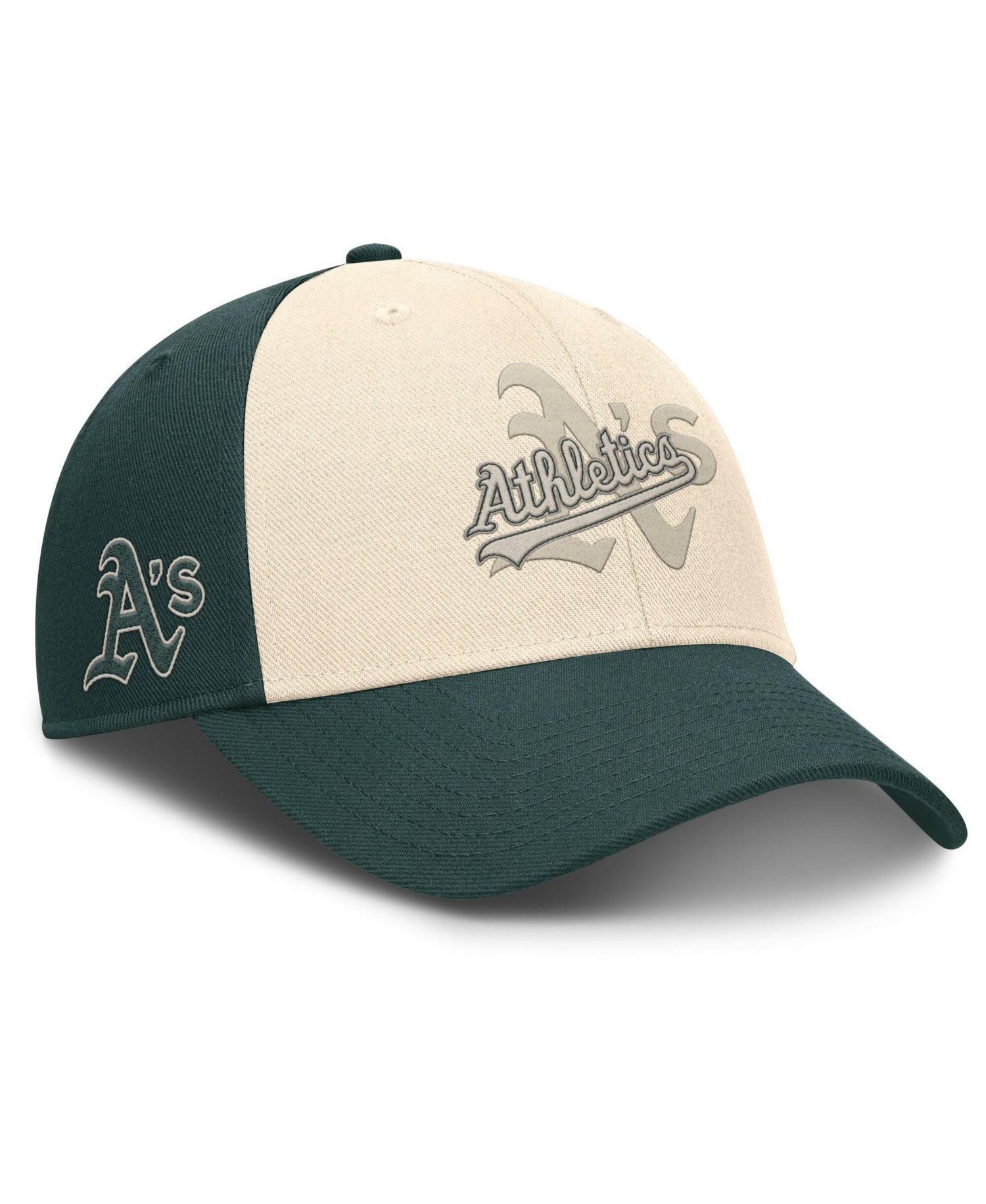 Men's Green/Natural Athletics Statement Club Performance Adjustable Hat