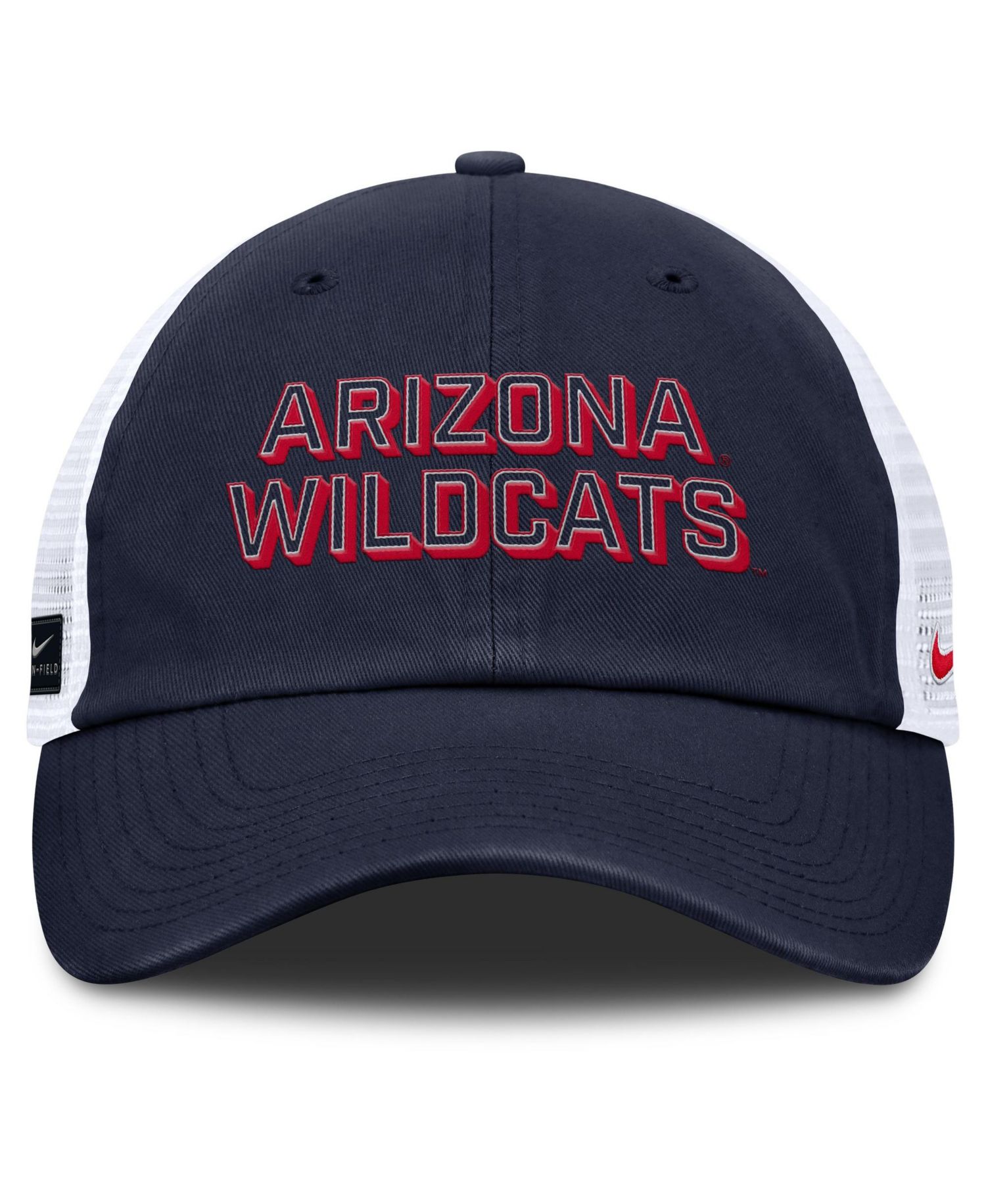 Men's Navy Arizona Wildcats 2025 Gameday On-Field Club Adjustable Trucker Hat