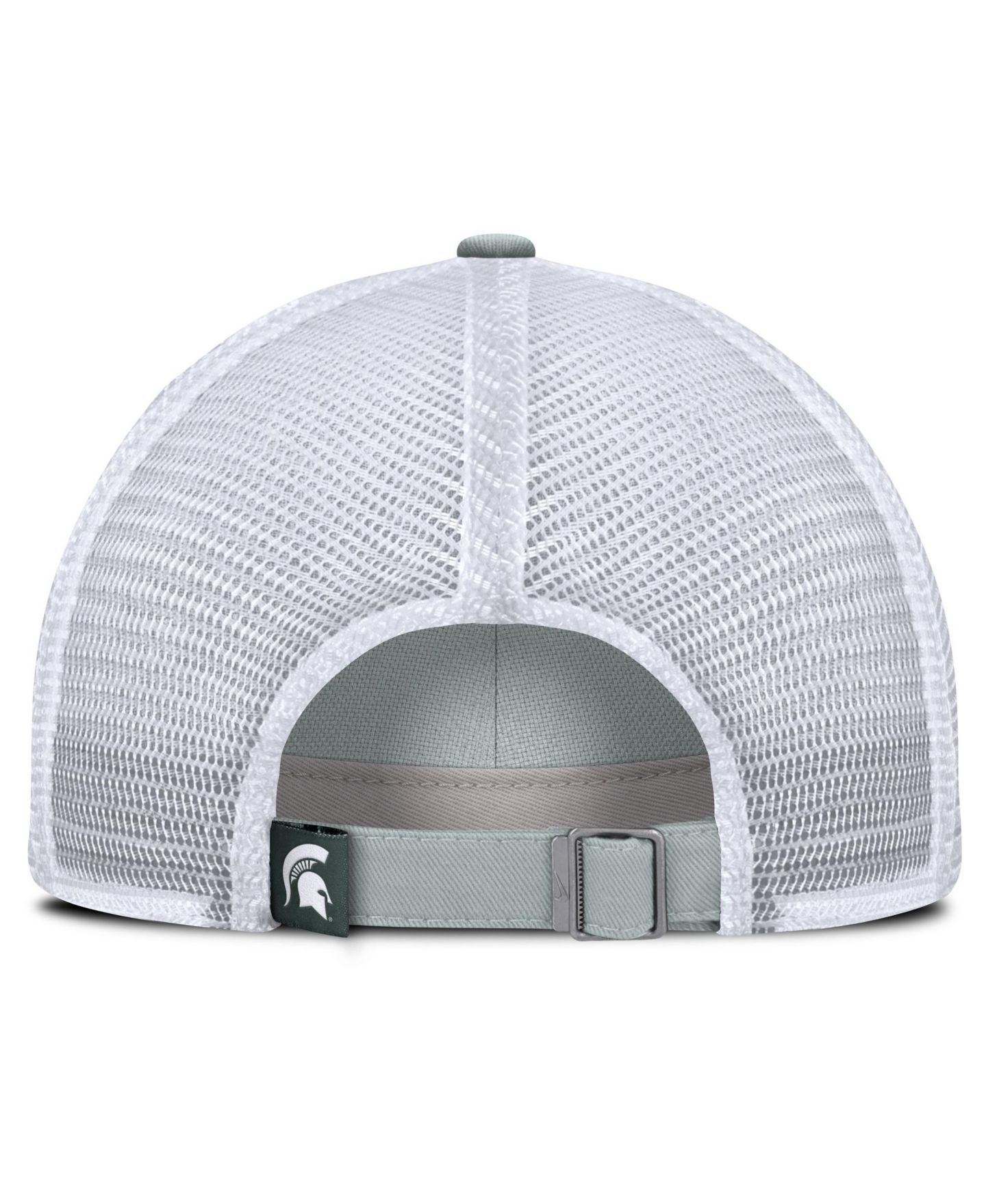 Мужская кепка Nike Gray Michigan State Spartans 2025 Gameday On-Field Club Adjustable Trucker Hat — фото 4