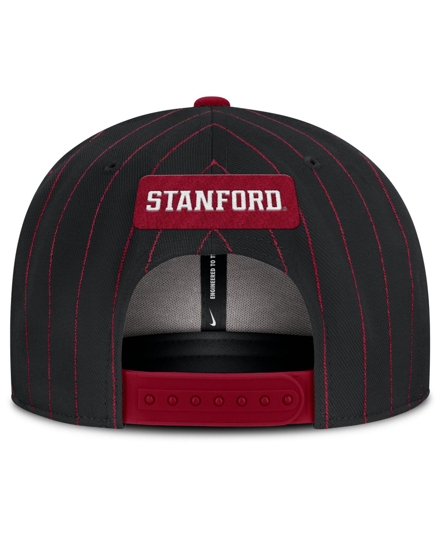 Men's Black Stanford Cardinal 2026 Primetime Pin Stripe 2-Tone snapback Hat