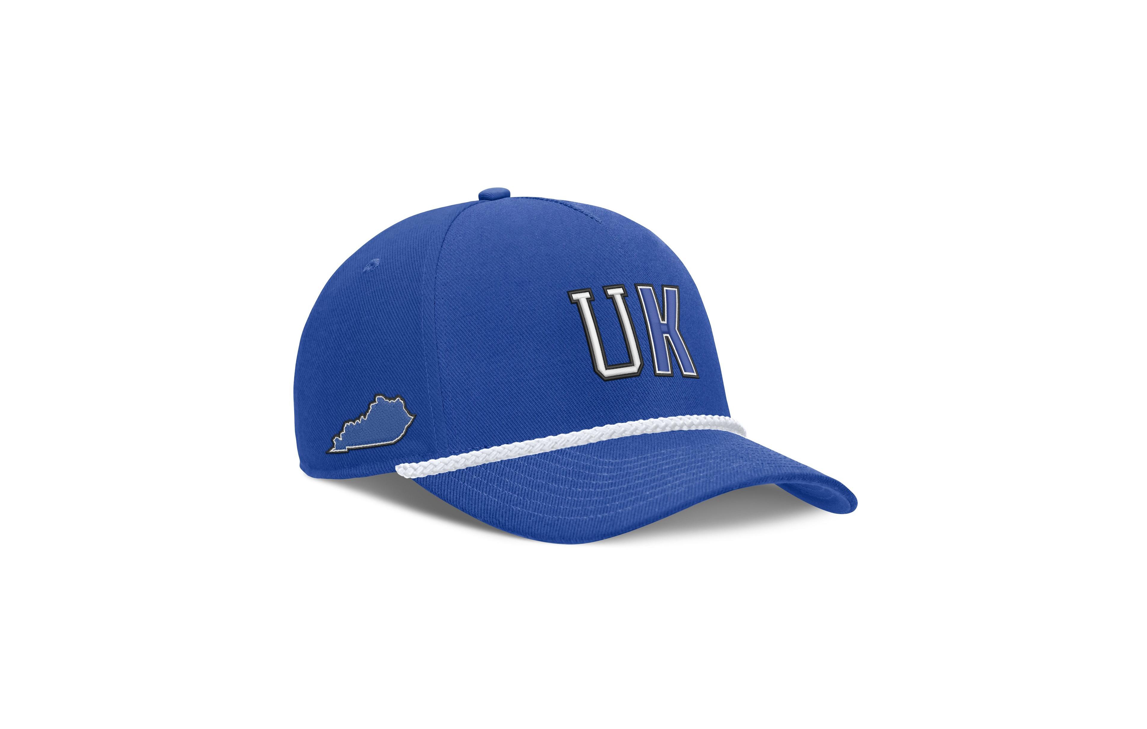 Men's and Women's Nike Royal Kentucky Wildcats 2026 Basketball Refresh 5-Panel Rope Rise Hat
