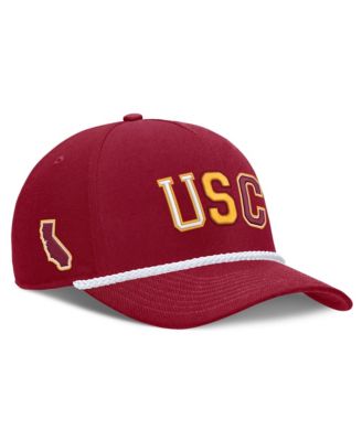 Men's and Women's Crimson USC Trojans 2026 Basketball Refresh 5-Panel Rope Rise Hat